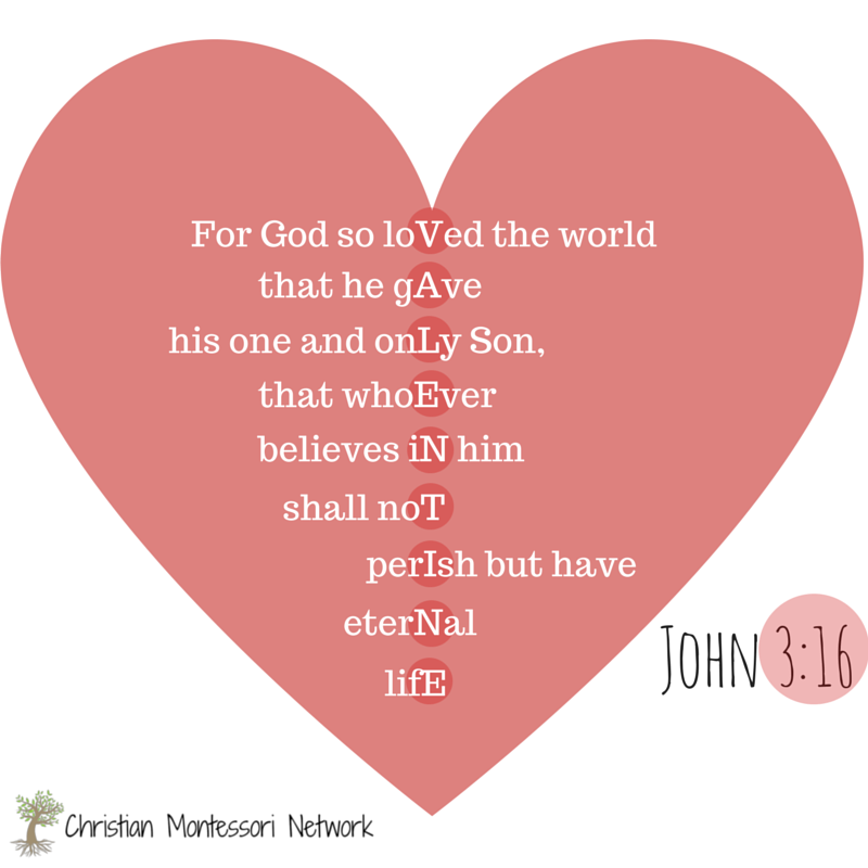 For God So Loved The World Valentine Free Printable