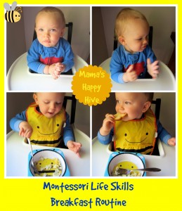 Montessori routine examples from Mama's Happy Hive helps manage discipline on ChristianMontessoriNetwork.com