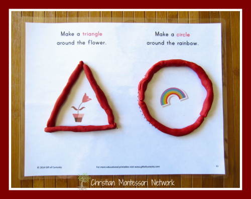 Creative Play with Shapes - ChristianMontessoriNetwork.com