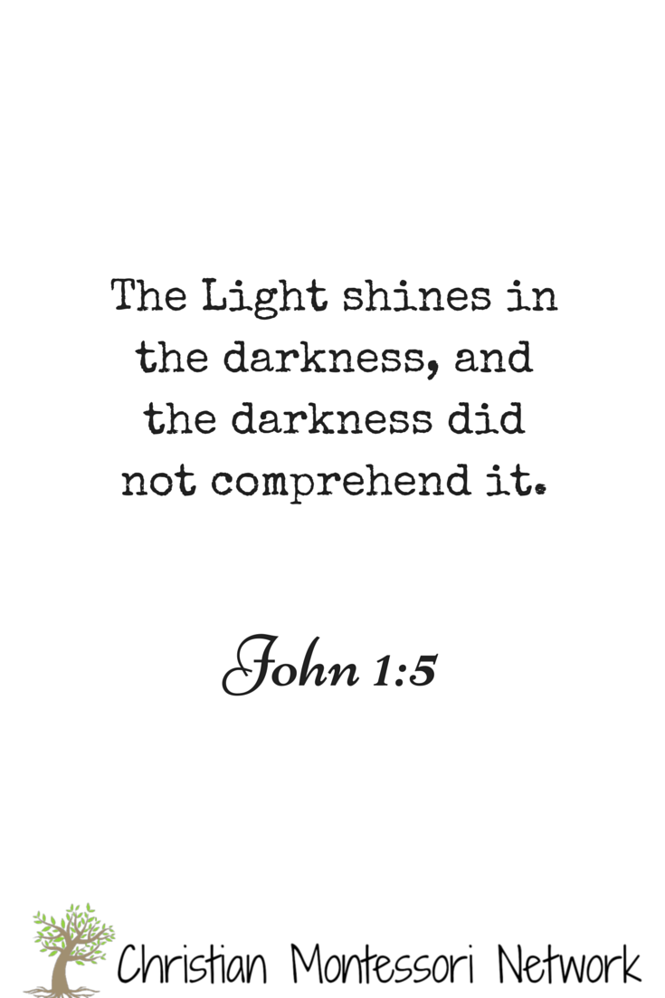 For God, who said, -Light shall shine (1)