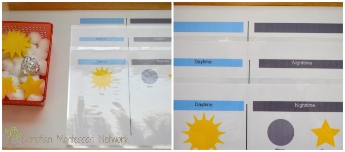 daytime and nighttime printable activity