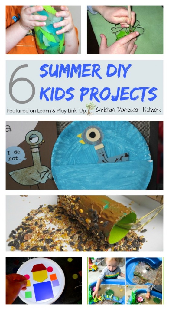 6 Summer DIY Kids Projects on ChrisitianMontessoriNetwork.com