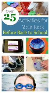 I need some of these ideas to keep the kid busy before back to school!