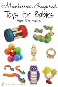 Montessori Inspired Toys for Babies Ages 0-6 months