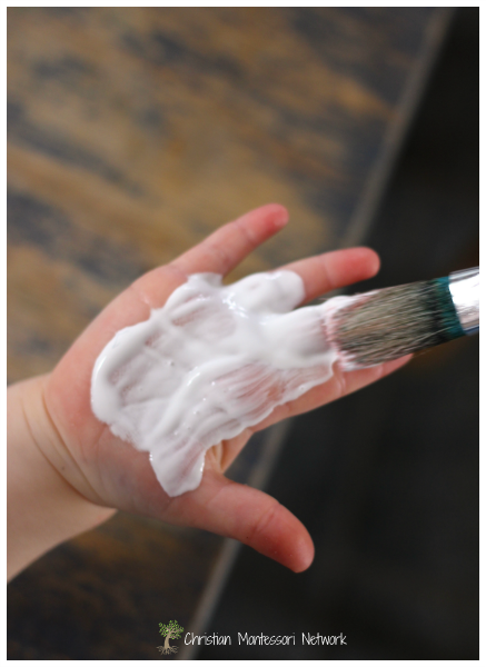 Making hand print crafts is a great way to preserve their littleness
