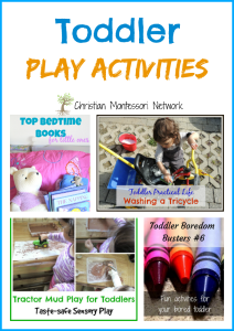 Toddler Play Activities {Learn & Play Link Up}