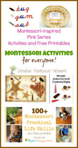 Montessori Activities for Everyone {Learn & Play Link Up}