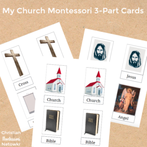 My Church Montessori 3-Part Cards