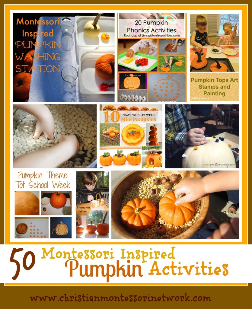 50 Montessori Inspired Pumpkin Activities - Christian Montessori Network