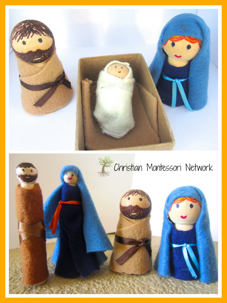 Nativity Peg People