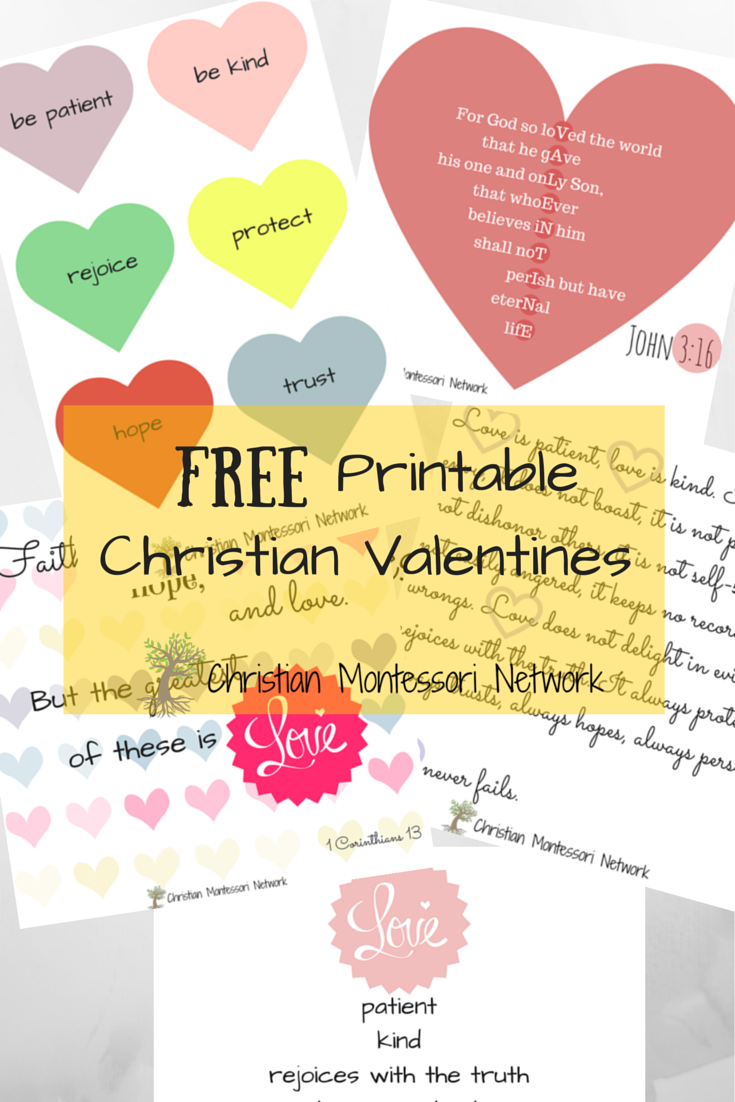 Christian Valentines Printables for Kids