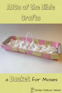 Bible School Craft Ideas: B is for Basket Craft