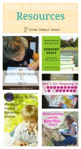 How To Homeschool Resources on ChristianMontessoriNetwork.com