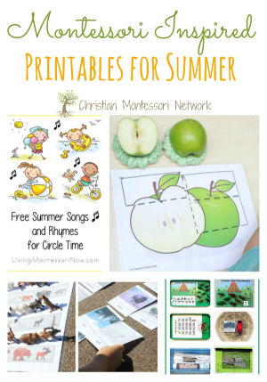 Montessori Inspired Printables for Summer