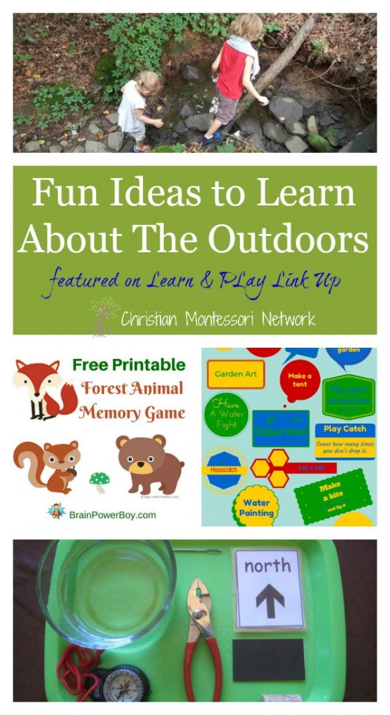 Fun Ideas to Learn About the Outdoors on ChristianMontessoriNetwork.com