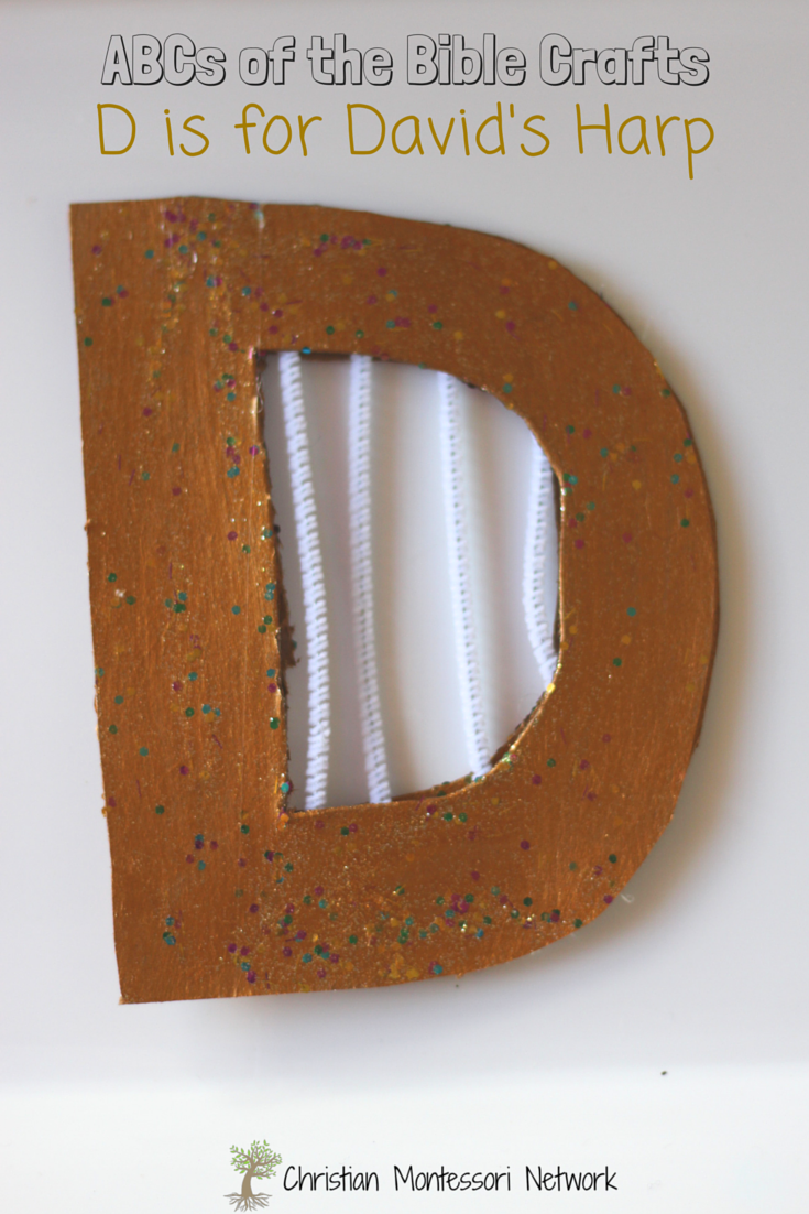 ABCs of the Bible Crafts: D is for David's Harp - Christian Montessori  Network