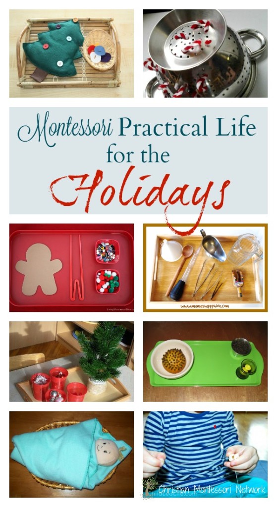 Christmas Montessori Inspired Tot Trays - Christian Montessori Network