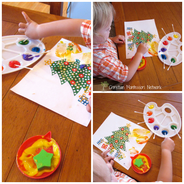 Christmas Montessori Inspired Tot Trays - Christian Montessori Network