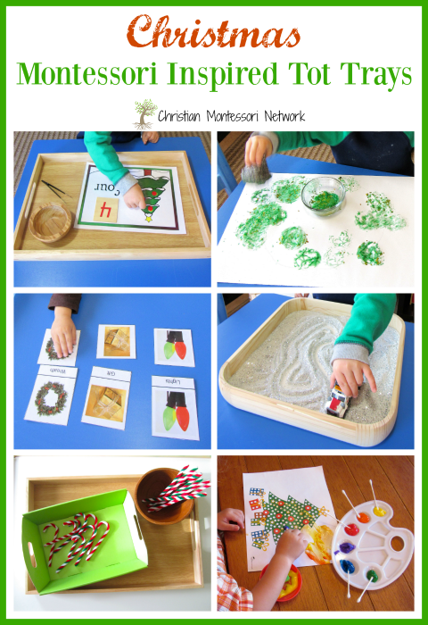 Montessori Activities: Current Art Trays