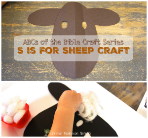 S is for Sheep Bible School Craft Idea - Christian Montessori Network
