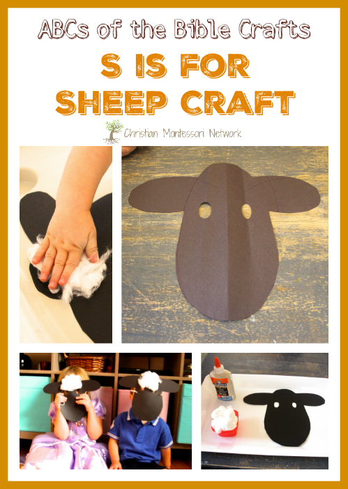 S is for Sheep Bible School Craft Idea - Christian Montessori Network