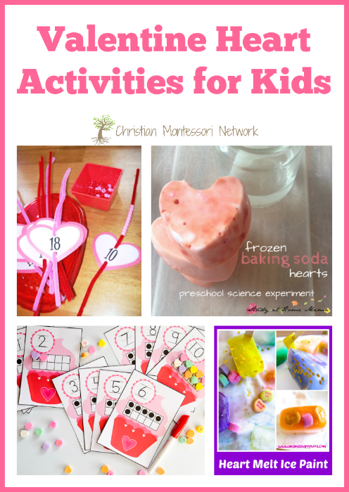 Valentine Heart Activities - ChristianMontessoriNetwork.com