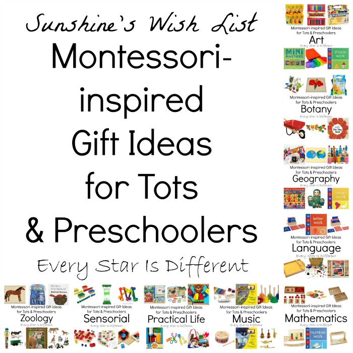 Gift Idea List to Send Home (Preschool - Kindergarten) for