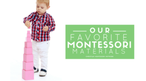 Our favorite Montessori Materials through the ages.